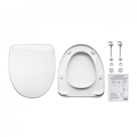 Унитаз-компакт Sanita Самарский эконом SMRSACC01090111 с бачком и стандартным сиденьем